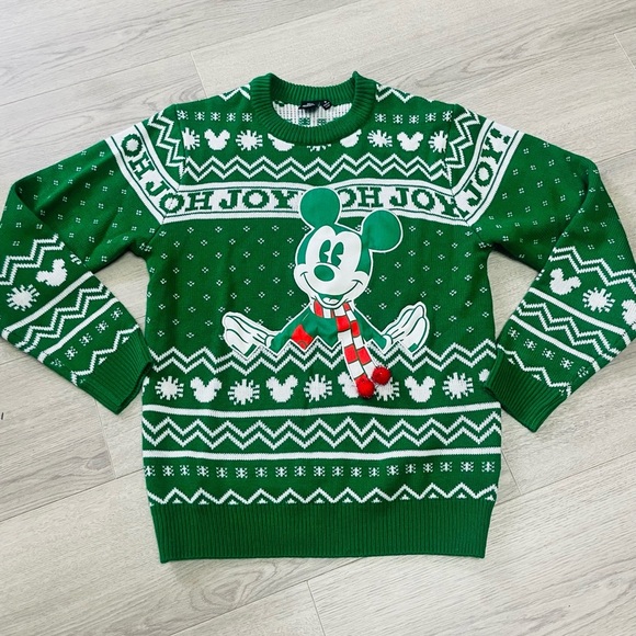 Disney Christmas Mickey Mouse Sweater - Picture 1 of 10